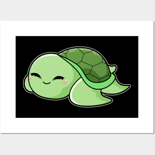 Cute Turtle Posters and Art